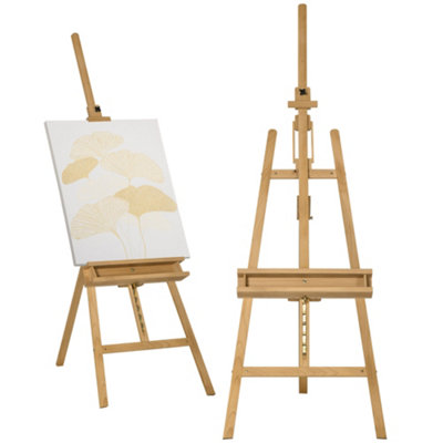 Vinsetto Artist Easel Stand for Wedding Sign Adjustable Wooden Canvas Stand