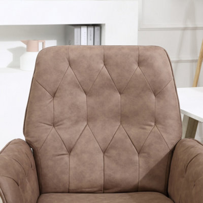 Vinsetto Computer Chair w/Armrest Modern Style Tufted Home Dining Room Coffee