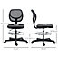 Vinsetto Draughtsman Chair Tall Office Chair w/ Adjustable Footrest Ring