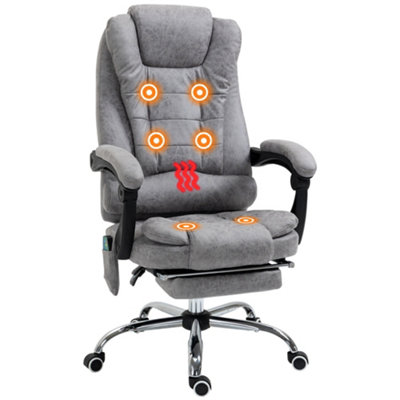 Homcom heated discount ergonomic massage chair