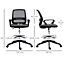 Vinsetto Ergonomic Mesh Back Drafting Chair Tall Office with Adjustable Height and Footrest 360 degree Swivel