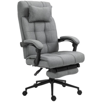 Reclining computer chair online with footrest