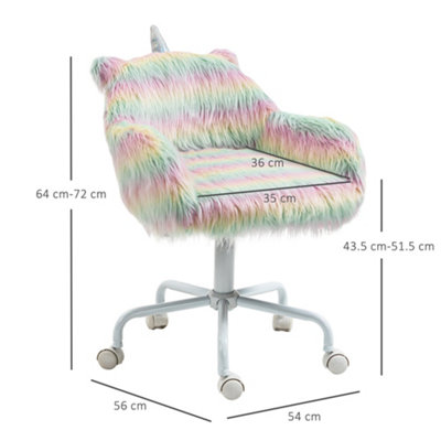 Fluffy chair deals for desk