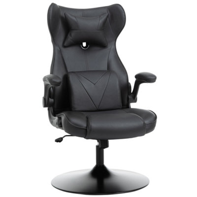 Vinsetto Gaming Chair Home Office Chair w/ Swivel Pedestal Base