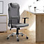 Vinsetto High Back Mesh Office Chair Swivel Chair w/ Headrest Armrests Grey