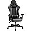 Vinsetto High Back Racing Gaming Chair Reclining 360 degree Swivel Rocking Height Adjustable with Pillow