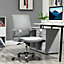 Vinsetto Mesh Office Chair Desk Chair w/ Swivel Seat Adjustable Height Grey