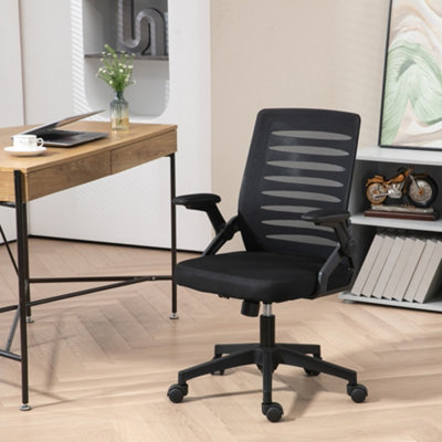 Vinsetto Mesh Office Chair Home Swivel Task Chair w/ Lumbar 