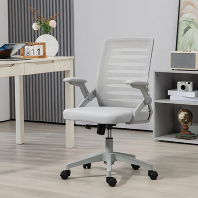 Vinsetto Mesh Office Chair Home Swivel Task Chair w/ Lumbar 