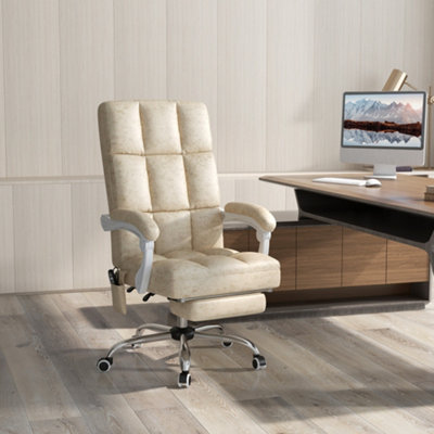 Beige fabric office discount chair