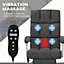Vinsetto Microfibre Fabric Vibration Massage Office Chair for Home, Grey