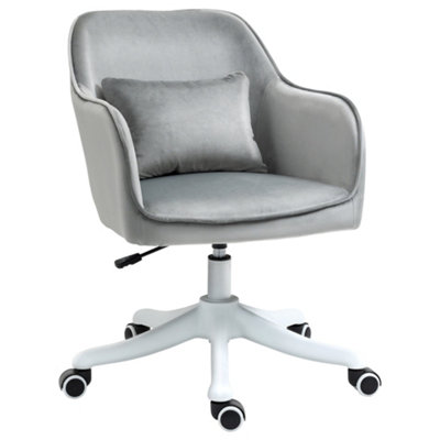 Vinsetto Office Chair Rechargeable Vibration Massage Lumbar Pillow, Wheels