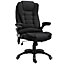 Vinsetto Office Chair w/ Heating Massage Points Relaxing Reclining Black