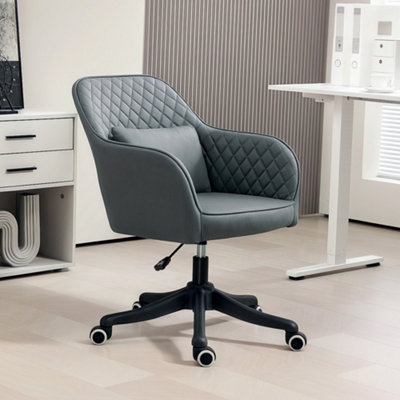 Vinsetto Office Chair with Rechargeable Vibration Massage, Grey