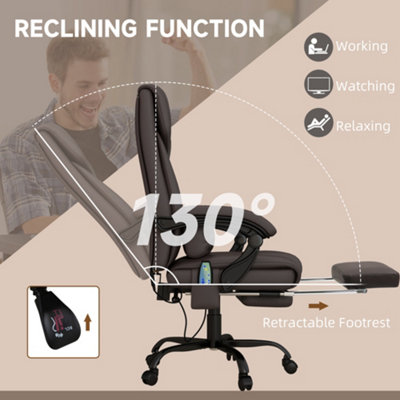 Vinsetto Kneading Massage Office Chair, Executive Office Chair