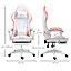 Vinsetto Racing Gaming Chair, Reclining PU Leather Computer Chair 360 Degree Swivel, Removable Headrest and Lumber Support