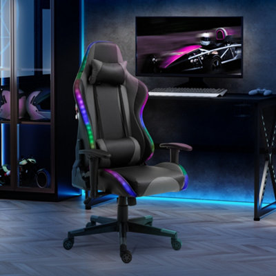 Rgb light gaming discount chair