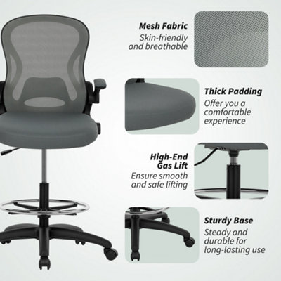 Desk Chair Standing Desk Posture Chair Ergonomic Leaning Chair