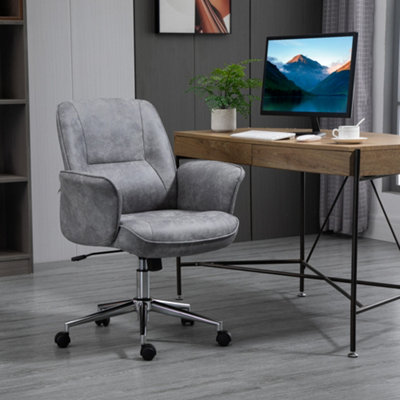 Vinsetto Swivel Computer Office Chair Mid Back Desk Chair for Home ...