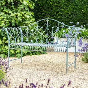 Metal garden best sale benches b&q