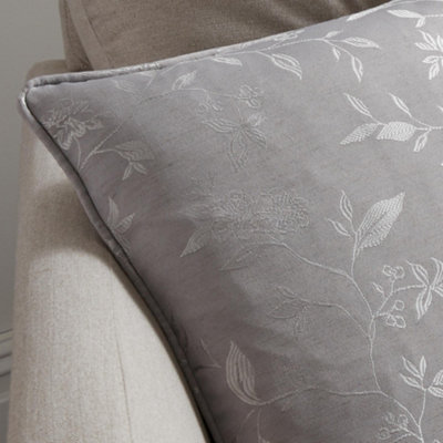 Vintage Bird Trail Premium Jacquard Weave Filled Cushion