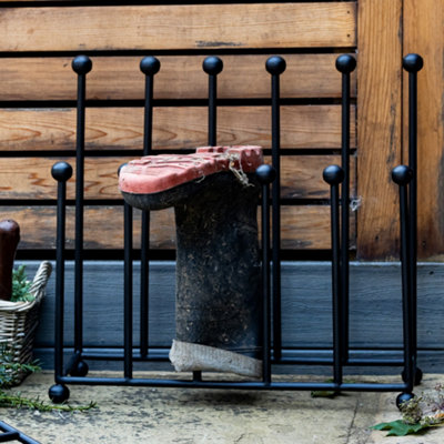 Metal wellington sale boot stand