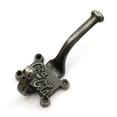 Vintage Coat Hook Coca Cola 2 Part 4 Screw 125mm Pack of 5