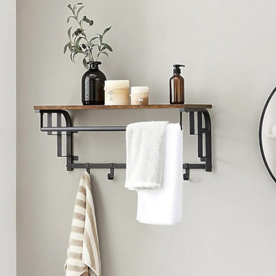Wall storage unit with hooks hotsell