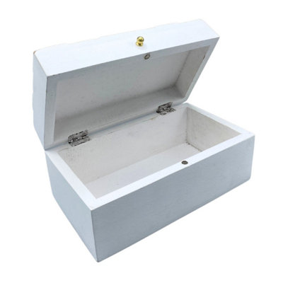 Vintage Deco Multi-Purpose Box - White Diamonds, 22X12X10Cm