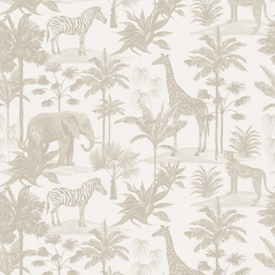 Vintage Explorer Wallpaper In Neutral