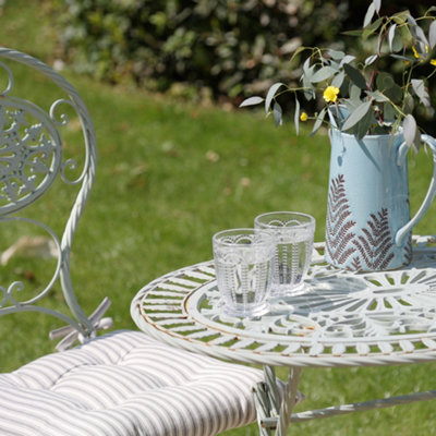 3 piece cast iron outdoor shop setting