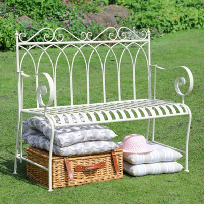 Metal garden benches 2025 b&q