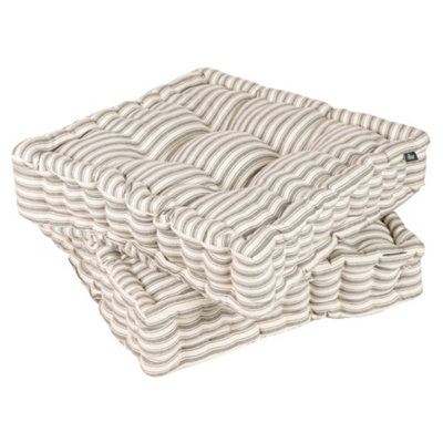 Vintage Large Cream Arched Outdoor Garden Furniture Companion Seat Garden Bench  with Free Set of 2 Grey Box Cushions - 5