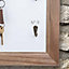 Vintage Nine Hook Wooden Wall Key Holder