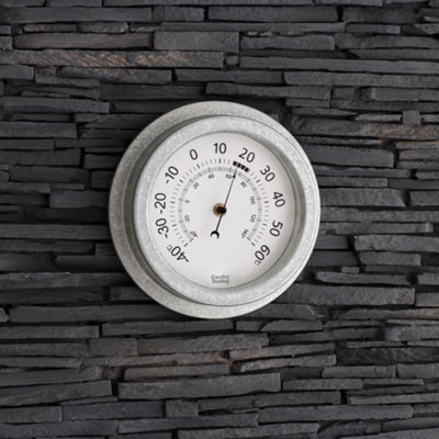 Vintage Outdoor Wall Garden Thermometer Indoors and Outdoor Made with ...