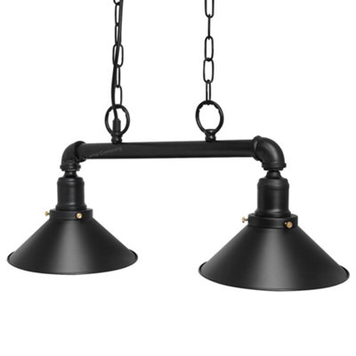 Vintage Retro Industrial Water Pipe Ceiling Light M0194
