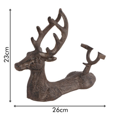 Vintage Stag Table Wine Rack Bottle Holder Gifts Ideas - 5