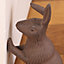 Vintage Style Antique Doorstop Cast Iron Hare Decorative Door Stopper