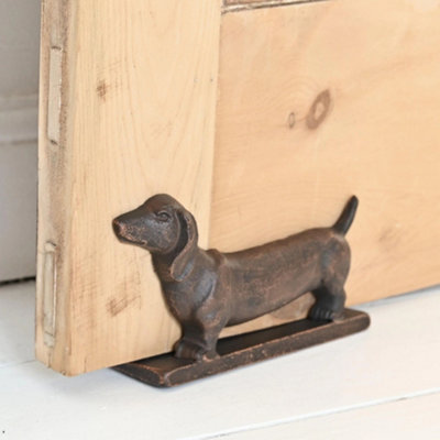 Vintage Style Antique Doorstop Dachshund Heavy Duty Decorative Door Stop