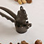 Vintage Style Antique Squirrel Cast Iron Brown Nutcracker Gift Idea