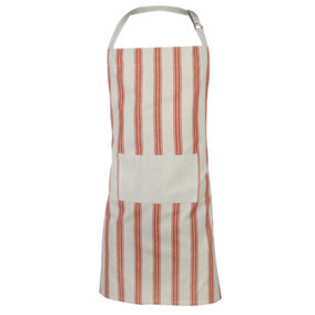 Vintage Style Baker's Stripe Adult Barbecue Apron