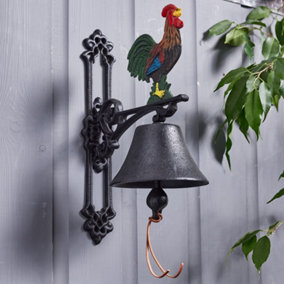 Vintage Style Cast Iron Rooster Decorative Door Bell Ornament Door Knocker