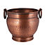 Vintage Style Copper Finish Hallway Décor Indoor Outdoor Garden Planter Pot