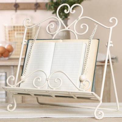 Accent Plus Colorful Recipe Book Stand – Holds Cookbooks & More