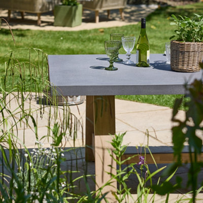 Vintage Style Garden Picnic Bench Dining Table Outdoor Garden Bench Patio Lawn Decking Terrace Furniture - 5