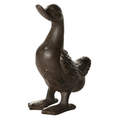 Vintage Style Heavy Duty Cast Iron Denzel the Duck Garden Ornament for Garden Gifts