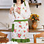 Vintage Style Helmsley Blush Frilled Edge Barbecue Apron