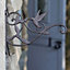 Vintage Style Hummingbird Wall Bracket Outdoor Basket Hanger Garden Hanging Basket Bracket
