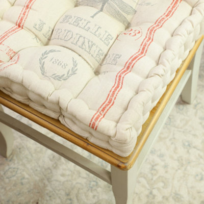 Vintage Style Insect Print Indoor Dining Chair Seat Pad Cushion - 3