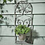 Vintage Style Large Wall Mounted Planter Ornate Scrolled Plant Stand Outdoor Garden Flower Plant Pot